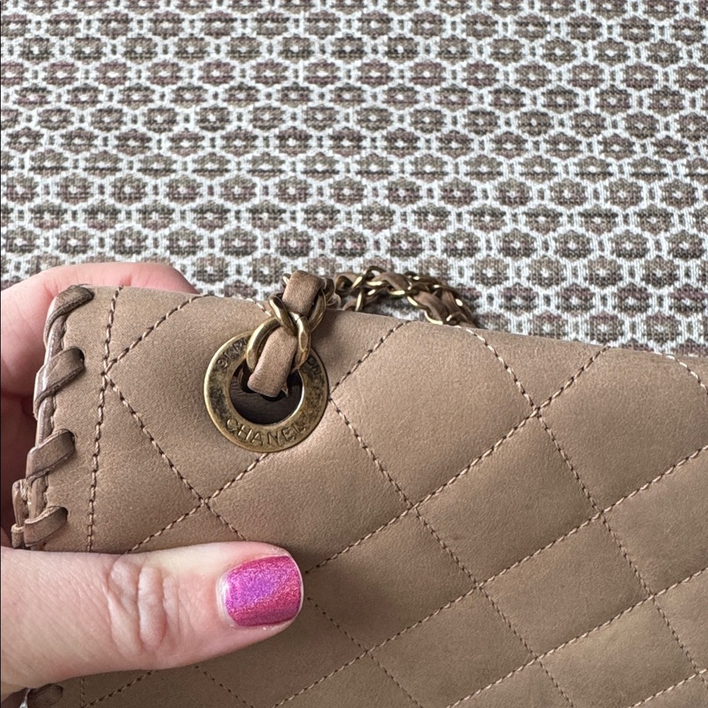 Chanel Happy Stitch Flap Bag Beige - Picture 17 of 17